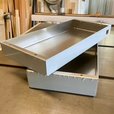 Custom Amp Chassis w/ Optional IEC Knockout image 2