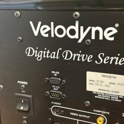 Velodyne Digital Drive Series DD12 BG Powered Subwoofer Remote Control Black image 14
