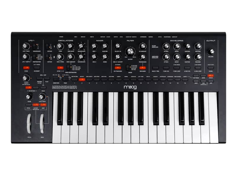Moog Messenger Monophonic Analog Keyboard Synthesizer [DEMO] image 1
