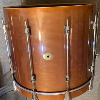 RARE Vintage Noble & Cooley Star Series 22 x 18" Bass Drum in Honey Amber Gloss image 13