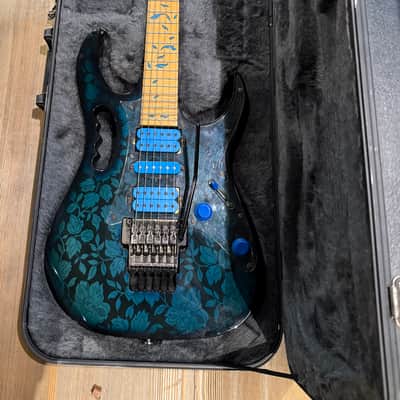 Ibanez JEM Steve Vai JEM77 1991 - Blue Floral Pattern - 1st Year! image 19