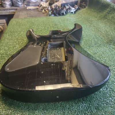 Jackson Vintage PS4 Super Strat Body 1990s - Original Factory Gloss Black Finish image 10