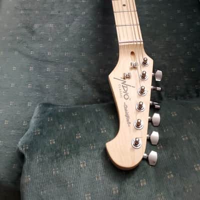 ~Cashified~ Indio Classic Stratocaster Style Electric Guitar w/Van Gogh "Starry Night" Pickguard image 8