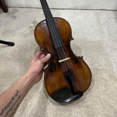 Violin Antique-Style Full Size Violin 4/4 – “Horm Aug. Drögemeyer Bremen” 1900 - Varnish image 2