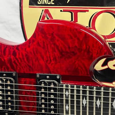 B.C. Rich Mockingbird ST Electric Guitar - Transparent Red image 3