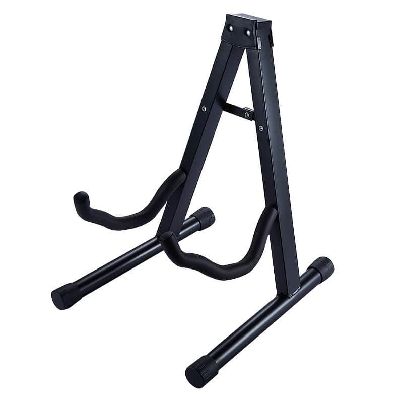 New Portable Metal A Shape Guitar Music Stand for Musical Instrument Display image 1