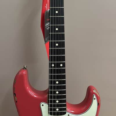 Fender Custom Shop Michael Landau '63 Stratocaster Relic 2024 - Fiesta Red over 3-Color Sunburst image 8