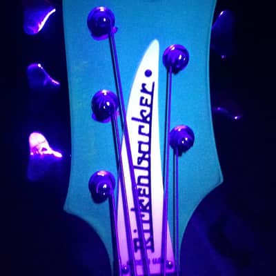 1987 Rickenbacker 4003 5 String Fretless Midnight Blue SUPER RARE! image 14