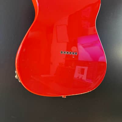 Fender Telecaster Custom Orange Solid Body Electric Guitar 2010s - Gloss Red-Orange image 6