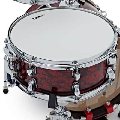 Premier Heritage 4 Pc Drum Kit Set w/ 16" Bass - Burgundy Red Pearl image 6