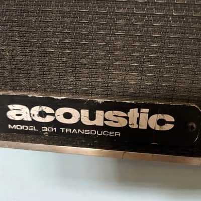 Vintage 1970s Acoustic Control Corp. Model 370 solid state Bass Amp Head & Model 301 Pair Of 1x18” Folded Horn Speaker Cabinets~LOUD~Known as “The Jaco Rig” image 17