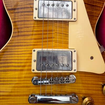 Gibson Les Paul 1960 VOS Wildwood Tom Murphy Painted Lemon Burst COA image 3
