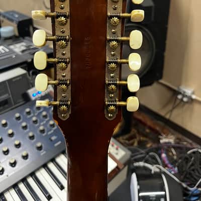 Egmond 12 String Dreadnought Acoustic Guitar 1960s image 8