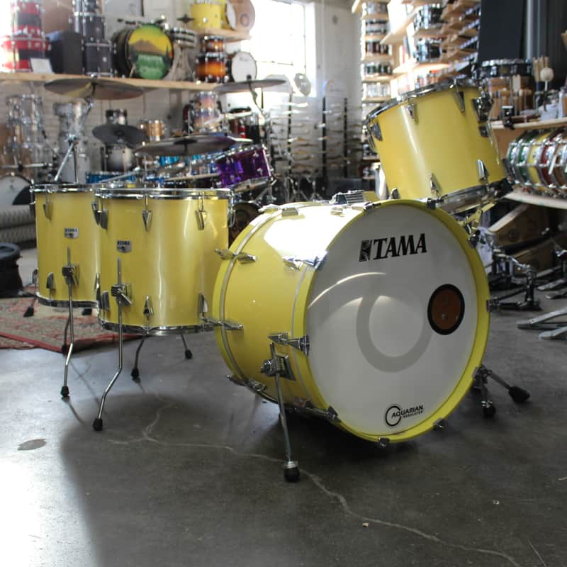 tamago24金メッキ ザキラムパーツ　4-58 Tama Granstar 1980s 14-16-18-24 - Yellow Silk | Reverb