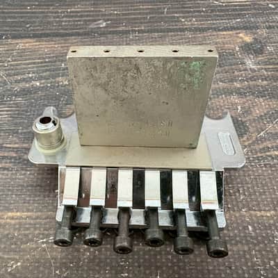 80s Floyd Rose Made in Germany Tremolo Bridge Chrome image 7