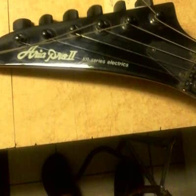 Aria Pro II  Xr Series LEFTY  Black Guitar image 9