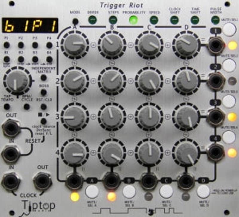 TIPTOP AUDIO TRIGGER RIOT SILVER : USED : [DETROIT MODULAR] image 1