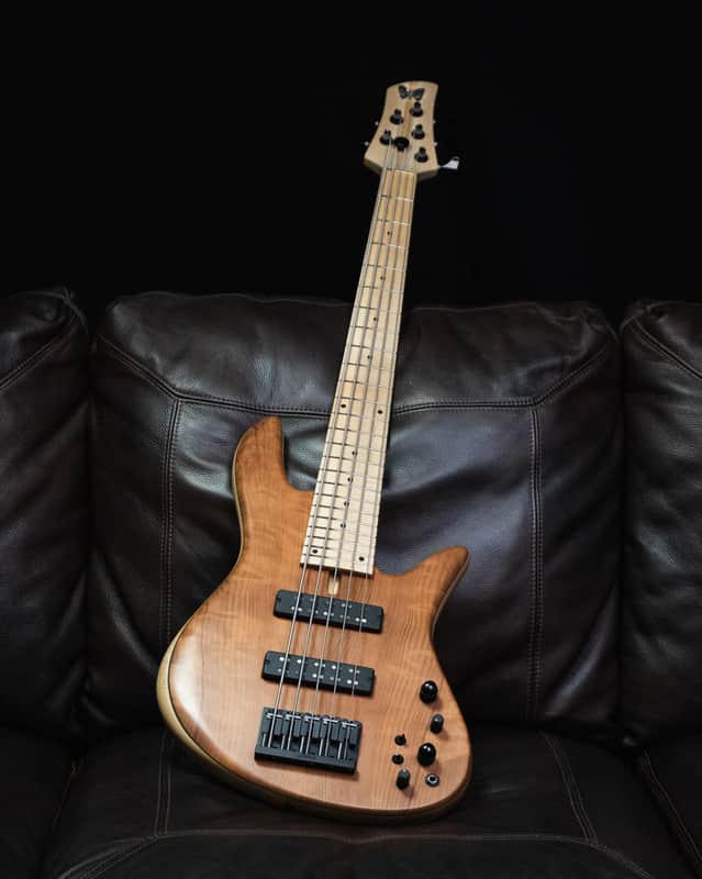 Fodera Emperor 5 Standard Special Figured Redwood 2025 (9,55 Lbs.) image 1