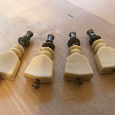 1940s or 1950s Vintage Kluson Keystone / Tulip Ukulele Tuners - Martin Style 0 and Others image 3