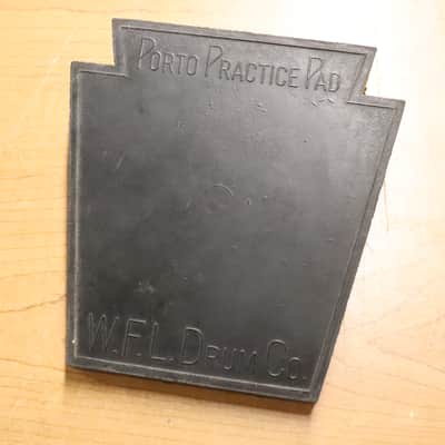 WFL Porto Practice Drum Pad Vintage Black image 2