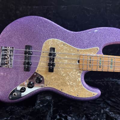 Fender Limited Edition Adam Clayton Jazz Bass 2017 - Purple Sparkle image 2