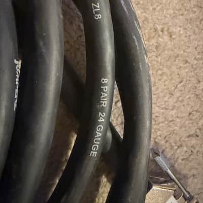 Barely used JUMPERZ 20' DB25 to male XLR Pro Studio zipline zl8 8 channel snake image 3