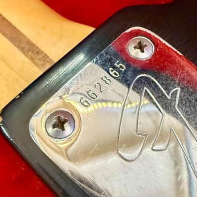 1975 Fender Jazz Bass with Maple Fretboard black original vintage USA bartolini image 9