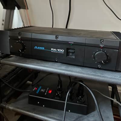 Alesis RA100 Reference Amplifier 1990s - Black image 1