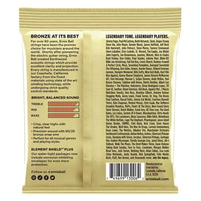 Ernie Ball 3006 Earthwood Extra Light 8020 3 Pk 10 50 image 4