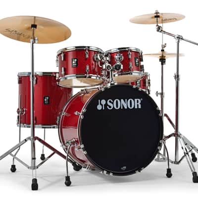 Sonor AQX Stage Red Moon Sparkle 5pc Kit 22x16, 10x7, 12x8, 16x15, 14x5.5 | Drums & Hardware | Authorized Dealer image 1