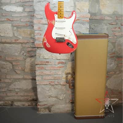 FENDER CUSTOM SHOP Stratocaster 1956 Reissue Relic - 2013 - Fiesta Red image 23