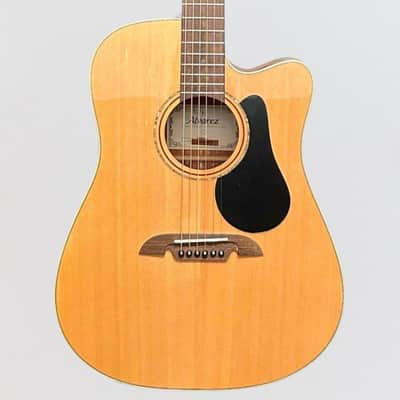 Alvarez AD30CE Dreadnought Acoustic Electric Cutaway Guitar - Natural image 1