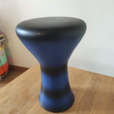 Sonika Sonika all clay practice darbuka 2020's - Black and deep blue finish image 3