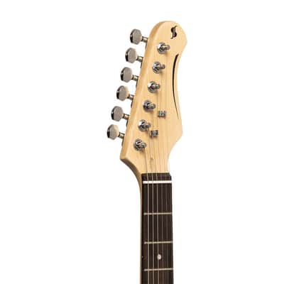 Stagg Standard S Electric Guitar In Sunburst - Classic Style With Versatile Pickup Configuration image 6