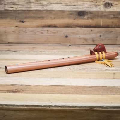 Hawk Native American Style ProLine Flute w/ Buffalo Totem E-Minor Aromatic Cedar image 5