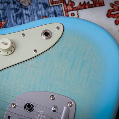FENDER MIJ Hybrid II Jazzmaster FMT "Celeste Blue + Maple" (2024) image 10