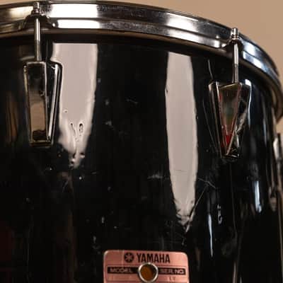 Vintage Yamaha 5000 Jet Black Drum Set 16x24 10x12 and 16x16 image 7