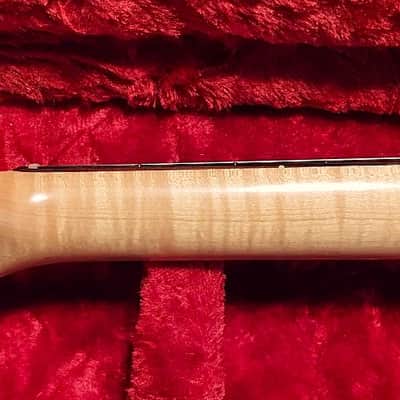 RARE 2009 Momose Sonix Custom Craft Guitar ST-62 3TS <> FLAME Maple Neck <> Bacchus Deviser <> Custom Shop Level Quality <> Momose Stratocaster Tweed Case <> 100% Original image 14
