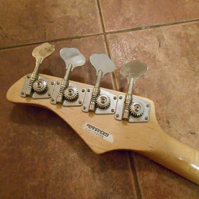 1997 Fernandes Jazz Bass Guitar Neck. Loaded. Project. image 4