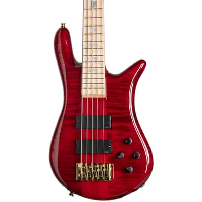 Spector Limited Edition Euro 5 LX 5 String Bass - Black Cherry Gloss image 6
