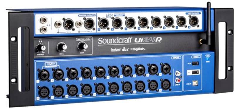 Soundcraft Ui24R Rack Mount Digital Mixer With Wi-Fi Tablet Control image 1