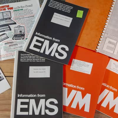 Batch of EMS brochures, technical documentation, photographs and advertisements + chrome sticker image 3