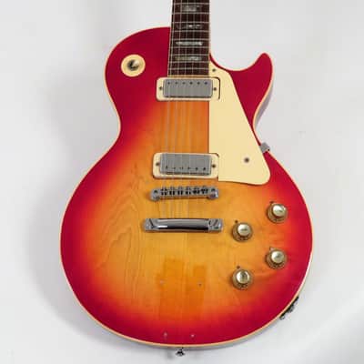 1974 Gibson Les Paul Deluxe - Cherry Sunburst - Rare Two Piece Top - Mahogany Neck image 1