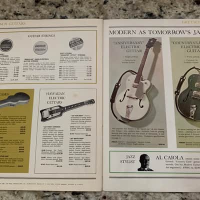 Gretsch Guitar Catalog 1961 Rare Original Rancher Sun Valley Corsair ElDorado Bikini Corvette Duo Jet Firebird Clipper Anniversary image 8
