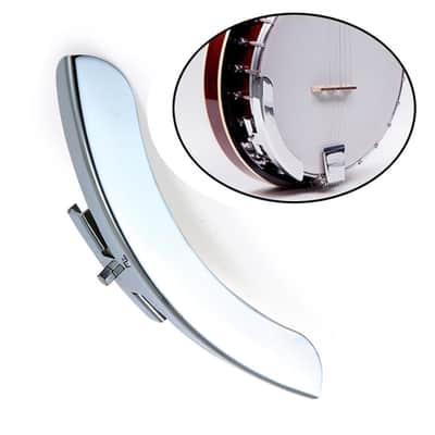 Sturdy Metal original-style armrest for a standard Banjo, Chrome image 3