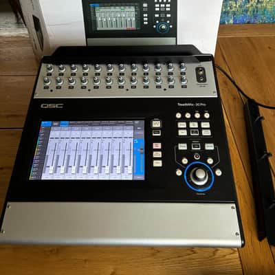 QSC TouchMix-30 Pro Touch Screen Compact Digital Mixer with iPad stand and rack mount image 1