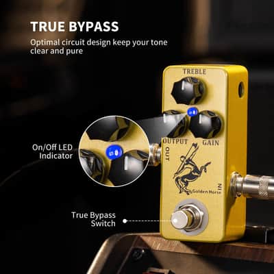 MOSKY Golden Horse Overdrive Effect Pedal (Price includes the import duty for US buyer) image 4