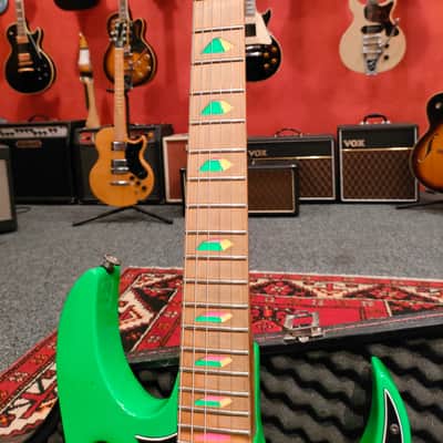 Ibanez JEM777-LG Steve Vai Signature with Edge Tremolo 1987 - Loch Ness Green image 9