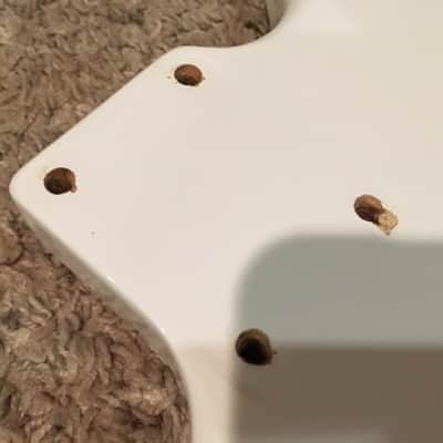 Squier Affinity Jazzmaster HH 2018 Artic White Loaded Body - Minor Issues, Like New, Bonus Saddles image 8