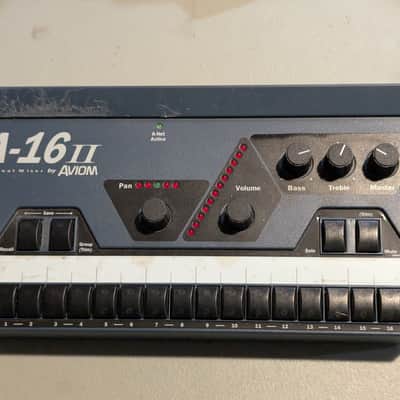 Aviom A-16II Personal Mixer 2010s - Blue